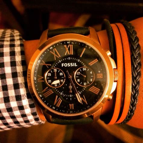 fossil grant watch band